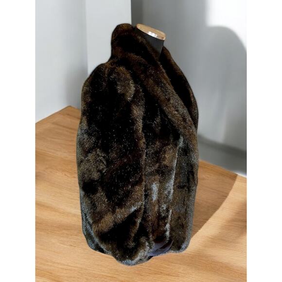 Women's Vintage 1980’s Donnybrook Faux Fur Coat Size 15 - Picture 5 of 16